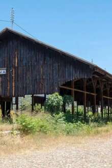 Vista aérea da Linha do Douro